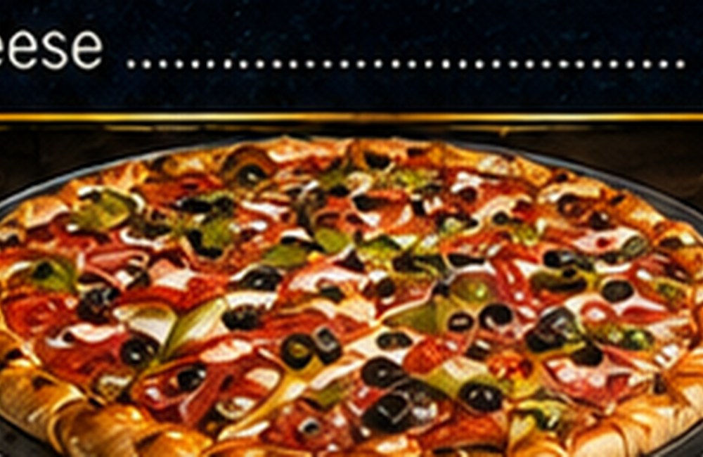 Menu photograph of Supreme Pizza